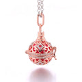 Butterfly Hollow Lava Stone Aromatherapy Cage Pendant Essential Oil Diffuser Aroma