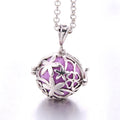 Butterfly Hollow Lava Stone Aromatherapy Cage Pendant Essential Oil Diffuser Aroma