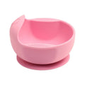 Baby Led Weaning Bowl, Silicone Suction Plate with Spoon, Self-Feeding Training Set for