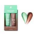 E.l.f Squeeze Me Moisturizing Lip Balm Duo Glow Reviver Lip Oil Glimmer Camo Liquid Blush Hydrated Radiant Rich Color Rendering