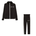 European And American Women's Fashion 2026 Letter Embroidered Zipper Sports Two-Piece Set