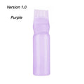 Silicone Shampoo Brush Head Scalp Massage Comb Hair Dye Tint Oil Applicator Bottle with