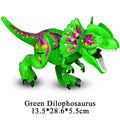 Jurassic Dinosaur World Brutal Raptor T-Rex Triceratops Indominus Rex Model Building