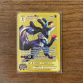 The Winged Dragon of Ra GX Charizard Theme Metal Mewtwo 6Pcs Gold Foil Fan Art Trading Cards Collection Toy Gift