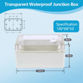 IP67 Plastic Transparent Waterproof Enclosure Box for Outdoor Electronic Projects