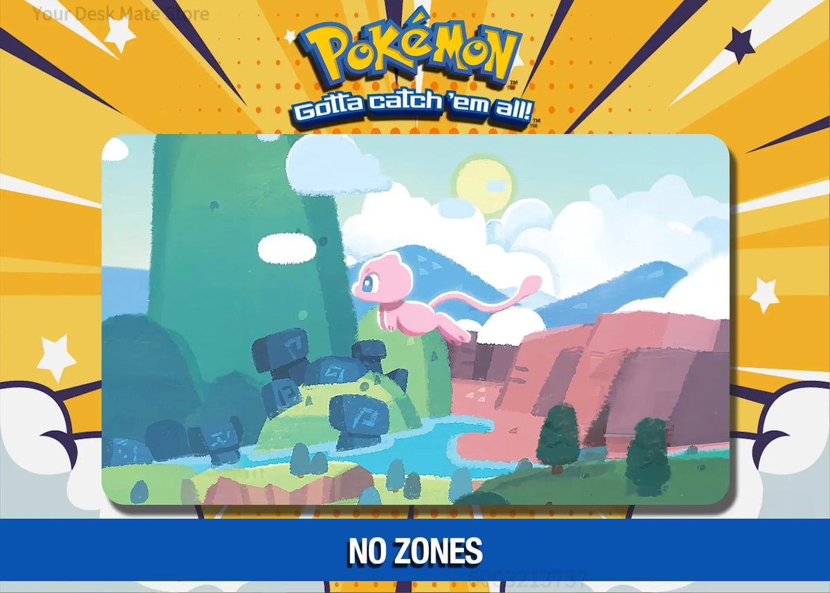 Mew Serene Valley TCG Playmat Waterproof Non-slip Gaming Mat