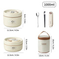 WORTHBUY Portable Sealed Thermal Lunch Box For Kids Stackable Microwave 304 Stainless