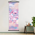 Sylveon - Centered Pok mon Scroll Prints, High - Quality, Show Grace & Loveliness, for Collectors' Rooms, Gentle Pok mon Vibe