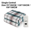 220V Thicker Electric Blanket with Automatic Thermostat,Heated Body Warmer Thermal Mattress for Bedroom,Soft Heating Blanket
