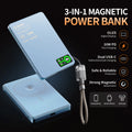 Wireless Magnetic Powerbank Fast Charing Spare Portable External Battery for iPhone 12-17 Promax Watch Airpods 5000/10000mAh