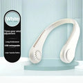 8000mAh USB Hanging Neck Fan Portable Bladeless Mini Rechargeable Mute LED Digital