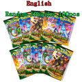 100/360PCS Pok mon Card Packs 151 ASCENDED HEROES Evolutions PALDEAN FATES English Reinforcement Battle Transaction Card Gift