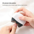 Portable Mini Electric Nail Clipper Polisher With Light Low Noise Ail Trimmer Manicure