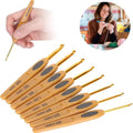8Pcs Crochet Hooks Set 2.5-6.0mm Ergonomic Knitting Needles Crochet Hooks with Soft