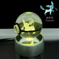 Monster Spirit Crystal Ball 3D Ghost Gengar Dragon Night Light Bulb Glass Crystal Ball Figurine Beat Birthday Gift