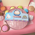 Giant Stress Relief Bun with Steamer Basket Dumpling Toy Mystery Blind Box Bun Squishy Kawaii Slow Rising Food Fidget
