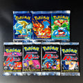 Vintage PKM Tcg Booster Box & Packs Base-Jungle-Fossil-Rocket-Destiny 1ST EDITION Full Art Reproduction Trading Card Game Sealed