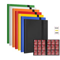 9 Pocket Trading Card Album Folder - 360 Side Loading Pocket Binder for Game Cards &