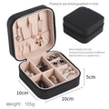 Multi-layer Rotating Jewelry Tray Flip Cover Storage Box with Mirror Divided Compartment Organizer for Earrings Rings Necklaces