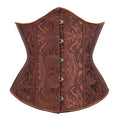 Women Gothic Jacquard Underbust Corset Bustier Waist Cincher Slimming Body Shaper Corselete Lingerie Plus Size Party Clubwear