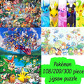 Pokemon Jigsaw Puzzle Pikachu 108/200/300/500/1000/1500 Pieces Wooden Puzzles for Adults Toys The Best Present for Your Family