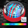 Magnetic Light Up Power Wrist Ball Gyro Finger Grip Strengthener for Fitness Training Stress Relief Exercise