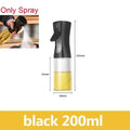 2in1 500ml Plastic Spray Oil Sprayer Bottle Spray Oil Dispenser Oil Jar Cruet BBQ Kitchen Baking Roasting Picnic Kitchen Tool