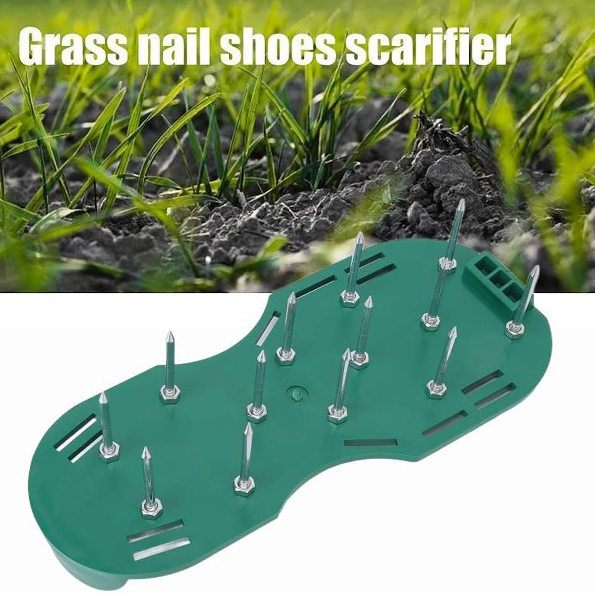 Lawn Punch Shoes Grass Scarifier Tool the Useful Gardening Aererificator Garden Equipment Tools Gardena Aerator Spike Accessory