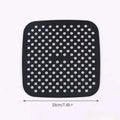 Non Stick Silicone Air Fryer Liner Reusable Cooking Mat for Baking Grilling Oil Tray Protection and Easy Kitchen Cleaning