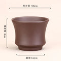 Ceramic Succulent Purple Sand Creative Flower Pot Mini Calamus Round Pot