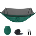 2-In-1 Camping Hammock With Mosquito Net 1.6lbs Ultralight Parachute Nylon Hanging Bed