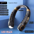 8000mAh USB Hanging Neck Fan Portable Bladeless Mini Rechargeable Mute LED Digital