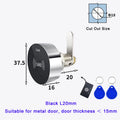 Keyless Small 13.56MHz RFID IC Card Sensing Cabinet Drawer Lock