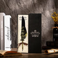 Vintage Mechanical Feather Dip Pen Set with Ink-Penholder-Bookmark Art Calligraphy Signature Writing Pen Holiday Gift Boxed