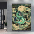 Pok mon Canvas Painting Frameless Animation Printing Jiggly Puff Charizard Gengar Charmander Room Decoration Poster Mural Gift