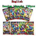 100/360PCS Pok mon Card Packs 151 ASCENDED HEROES Evolutions PALDEAN FATES English Reinforcement Battle Transaction Card Gift