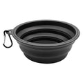 Folding Portable Silicone Dog Feeder Bowl 2 In 1 Pet Dispenser Outdoor Travel Dog Cat