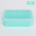 4PS Collapsible Food Storage Containers with Lids & Vent,, Kitchen Stacking Silicone