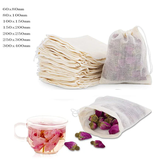 100/50/10Pcs Reusable 6x8cm/8x10/10x15cm/15x20cm/20x25cm/25x30cm/30x40cmcm New Cotton