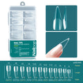 False Nail Tips Full Cover Clear Acrylic Extensions 10/12 Sizes Natural Look DIY Professional Manicure 120/600pcs