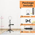 Tripod With LED Ring Light For Phone Tripod Camera Stand Selfie Photography Light LED