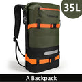 NEWBOLER 35L PVC Waterproof Dry Bags With Wet Pocket Backpack For Kayaking Boating Swimming Outdoor Sports Bag