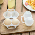 2-Cell Outdoor Portable Egg Box Plastic Tray Refrigerator Egg Storage Box Shock-absorbing and Anti Drop