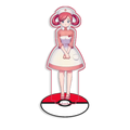 Recycled Acrylic Standees for Pokemon Sprigatito Chansey Blissey Desk Decoration Decorative Creativity Cute Gift 15cm