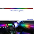 35/75/110cm Led Acrylic Car Ambient Light RGB 64 213 Color Symphony Acrylic APP Streamer Atmosphere Lamp Auto Accessories