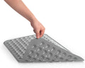 1pc Bubble Massage Non-slip Shower Mats with Suction Cups & Drain Holes, 38*70cm PVC Bathroom Mats Safe Bath Mats Machine Wash