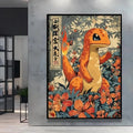 Pok mon Canvas Painting Frameless Animation Printing Jiggly Puff Charizard Gengar Charmander Room Decoration Poster Mural Gift