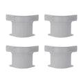 4 Pack Invisible Elastic Bed Sheet Clips, Anti-Slip Corner Fastening Bands to Secure Mattress Cover