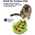 Cat Puzzle Treat Toy Made of High Quality Non Toxic Plastic with Playful and Interactive Style Adjustable Difficulty Mental