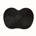 An Apple-Shaped Silicone Makeup Brush Cleaning Mat That Can Deeply Remove Dirt,